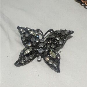 Sparkling Butterfly Brooch
